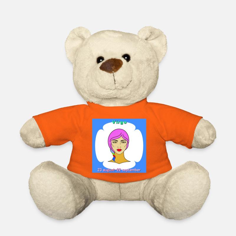 miss - Teddy Bear - golden orange