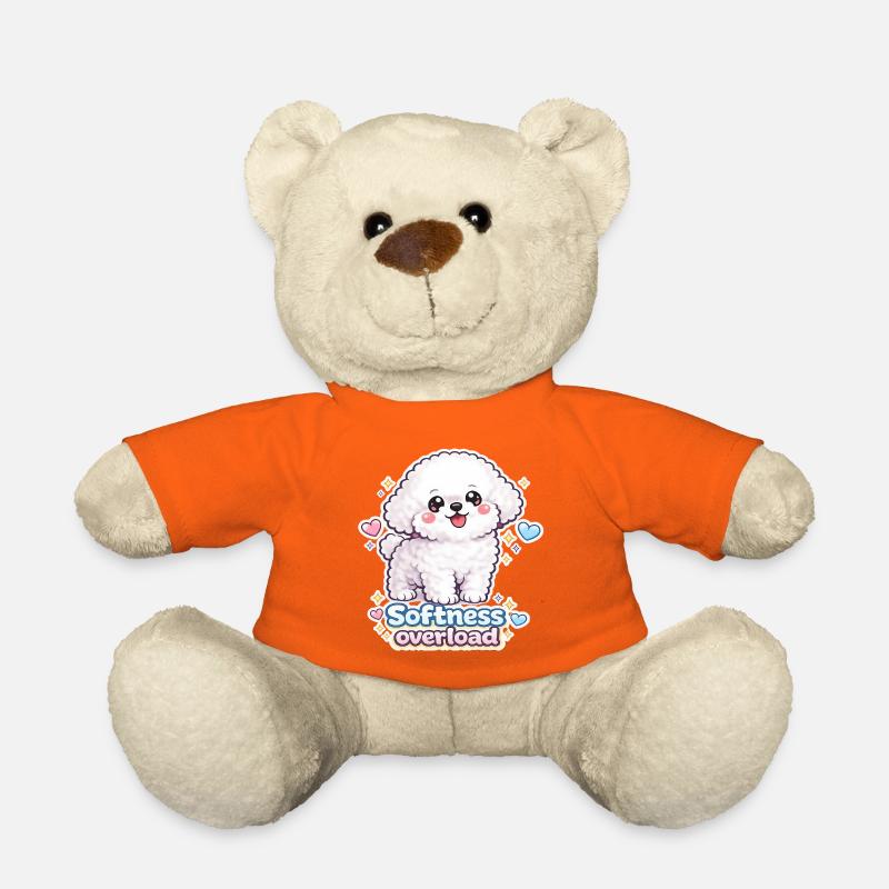 Surcharge de douceur - Design de chien Bichon mignon - Nounours - orange doré