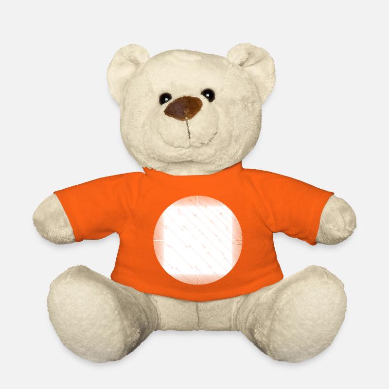 Blanc rond, blanc rond. - Nounours - orange doré