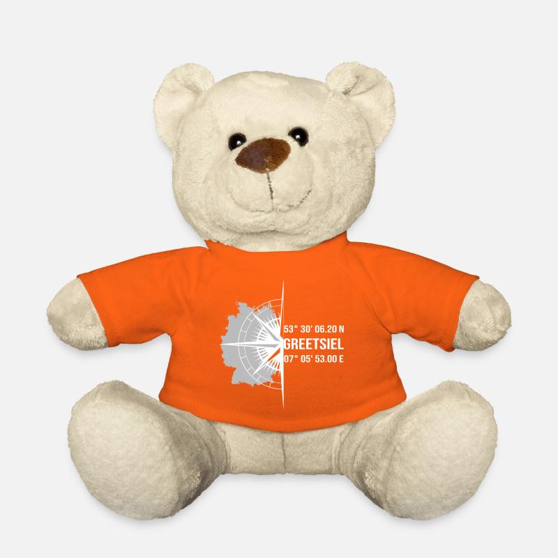 Koordinaten Greetsiel - Teddy - Goldorange