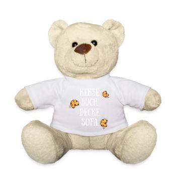 Canapé Couverture Cookie Book - Nounours - orange doré - Devant