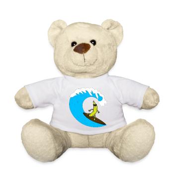 Bananen-Surfer auf Welle - Teddy - Goldorange - Vorne