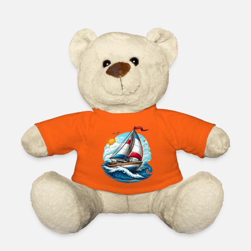 Segelboot  - Teddy - Goldorange