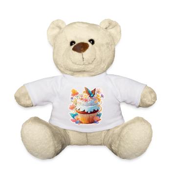  Cupcake Vogel - Teddy - Goldorange - Vorne
