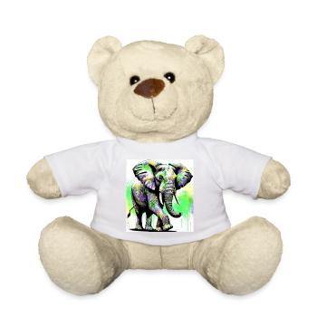 Elefant - Teddy - Goldorange - Vorne