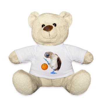 Blue-footed boobies basketball - Teddy Bear - golden orange - Front