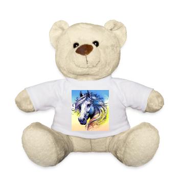 horse - Teddy Bear - golden orange - Front