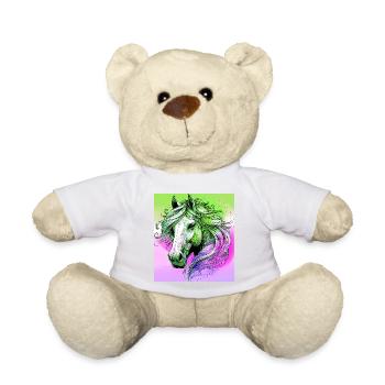 horse - Teddy Bear - golden orange - Front