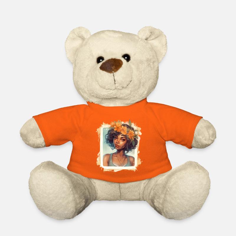 JUNGES MÄDCHEN DER INSELN - Teddy - Goldorange