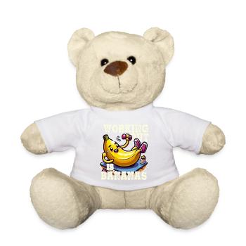 Muscular Banana: Bananas Training - Teddy Bear - golden orange - Front