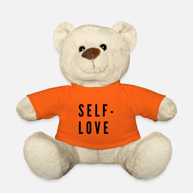 SELF LOVE - Clean Ästhetik Design - GYM - Teddy - Goldorange