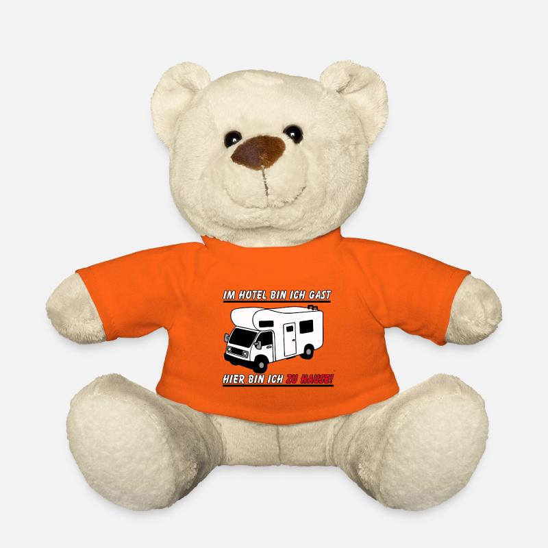 Wohnmobil , Reisemobil zu Hause .................. - Teddy - Goldorange
