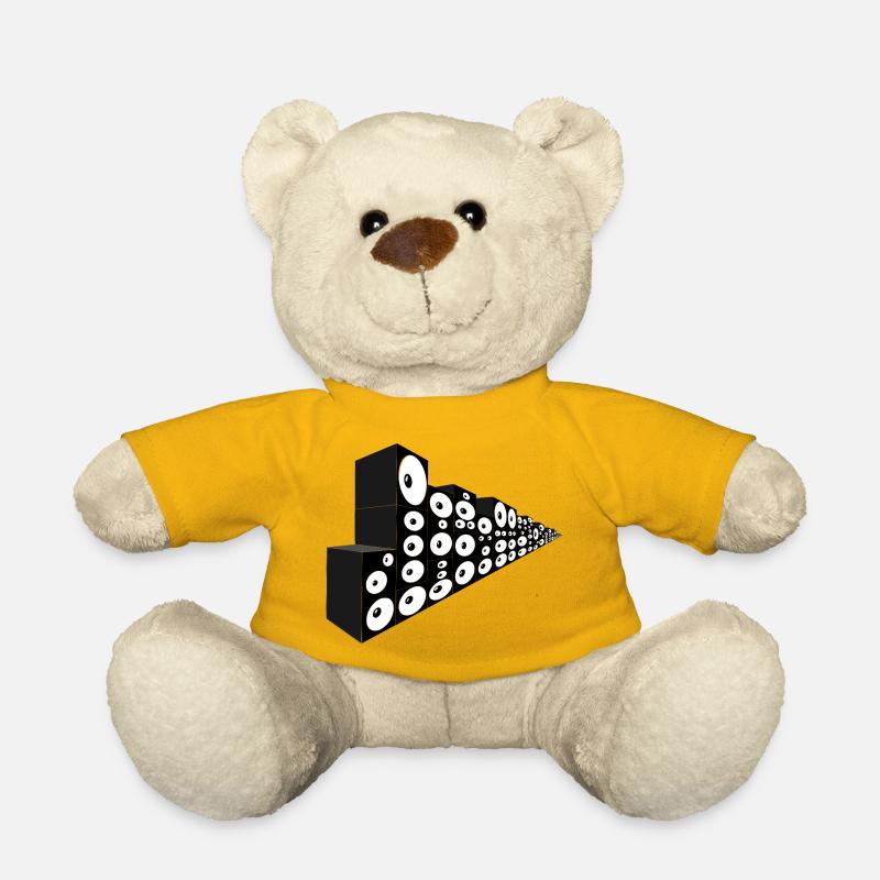 Infinite Sound Wall - Teddy Bear - sun yellow