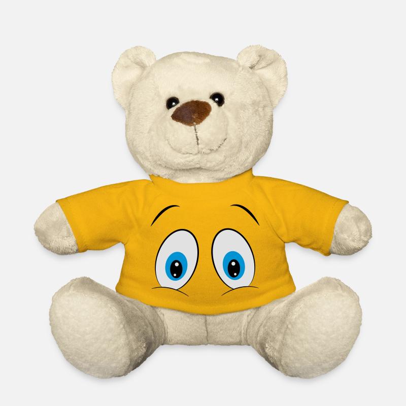 eyes - Teddy Bear - sun yellow
