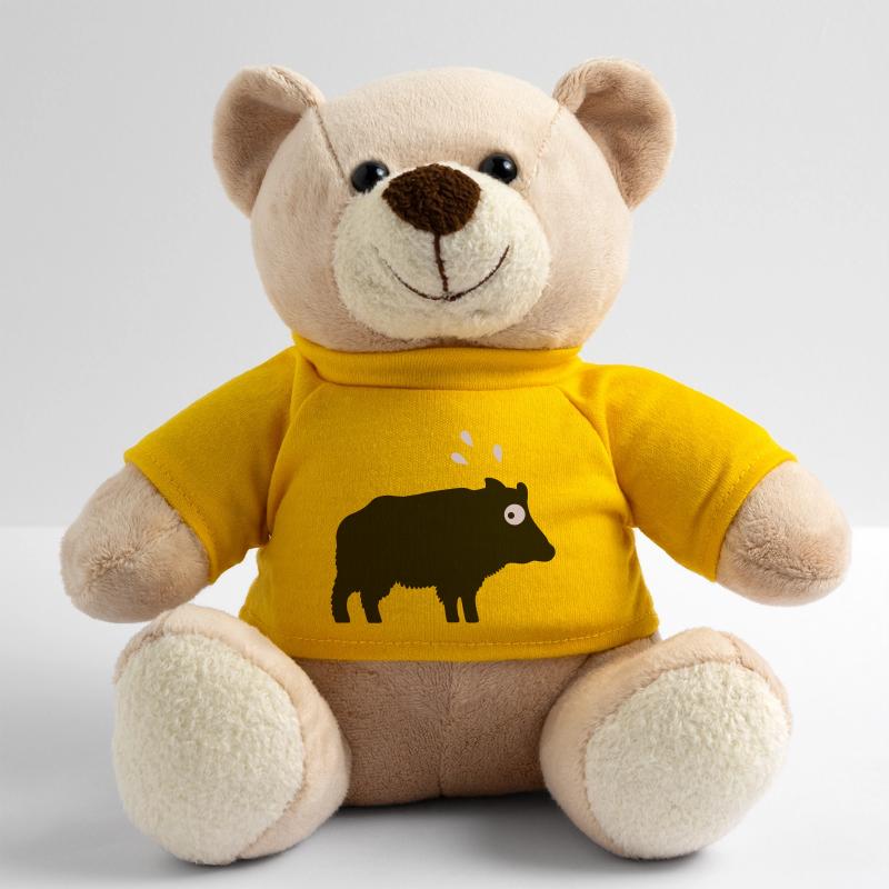 Angstschwitzendes Wildschwein Teddy