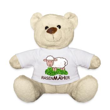RasenMäher Schaf Cartoon - Teddy - Sonnengelb - Vorne