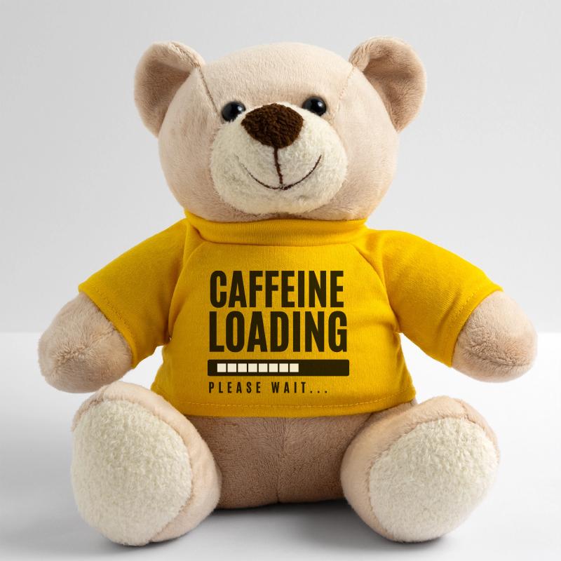 Caffeine Loading Please Wait Teddy Bear