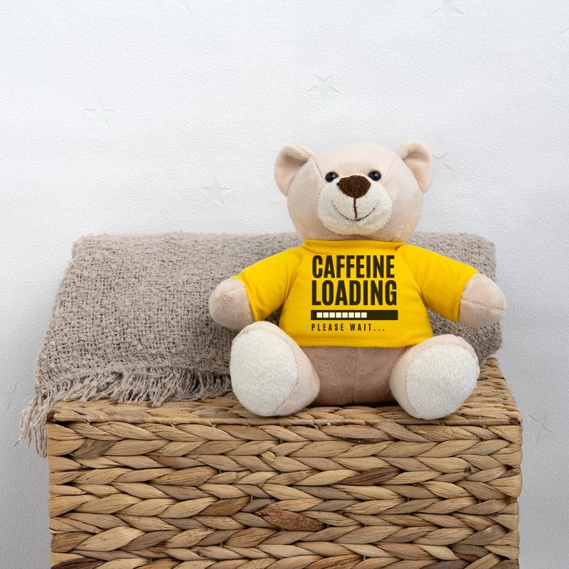 Caffeine Loading Please Wait Teddy Bear