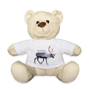 Magischer Rentierhirsch mit röterem Geweih - Teddy - Sonnengelb - Vorne