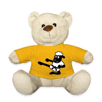 Karate Sheep - Teddy Bear - sun yellow - Front