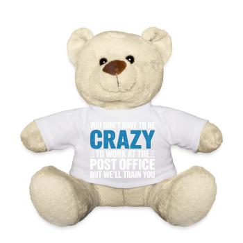 Funny Mail Carrier Postal Post Office Worker - Teddy Bear - sun yellow - Front