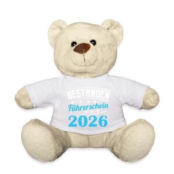 Driving License 2026 Driving Test Driving License Test - Teddy Bear - sun yellow - Front