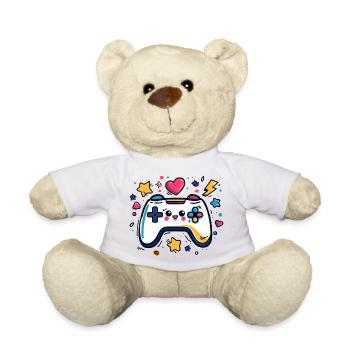 Kunterbunter Controller-Charme - Teddy - Sonnengelb - Vorne