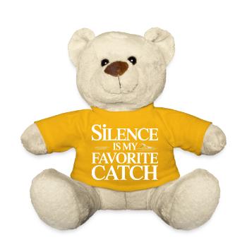 Le silence est ma phrase préférée - Nounours - jaune soleil - Devant
