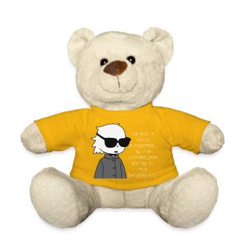Extra Mysterious in the Background - Teddy Bear - sun yellow - Front