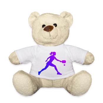 Pickleball Community Idea for Pickleball Game Fans - Teddy Bear - sun yellow - Front