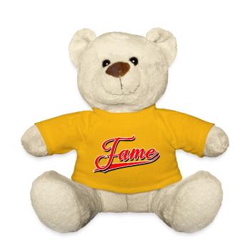 fame fameous berühmt beliebt gewinner bekannt - Teddy - Sonnengelb - Vorne