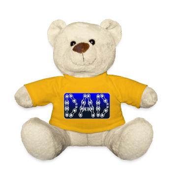 PAPA VÉLO - VÉLO - CHAÎNE - Nounours - jaune soleil - Devant