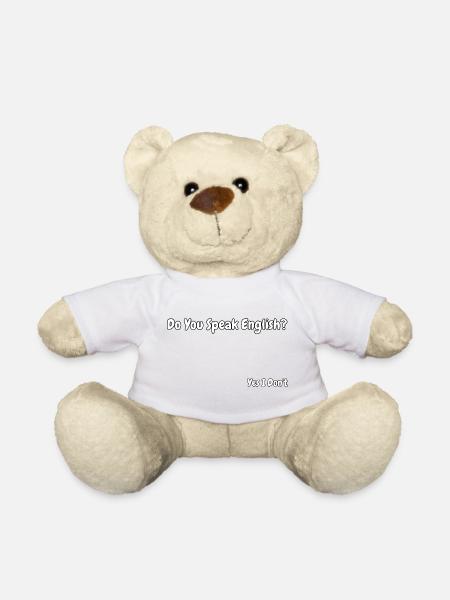 Funny English Language Joke Design - Teddy Bear - sun yellow