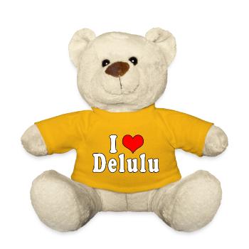 Ich liebe Delulu - Teddy - Sonnengelb - Vorne