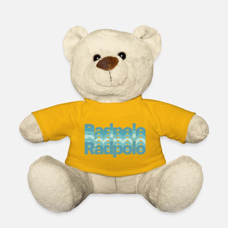 Polo cycliste, cyclisme en salle - Nounours - jaune soleil