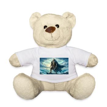 Beowulf stellt sich dem Schicksal, das auf ihn wartet, nordische Saga - Teddy - Sonnengelb - Vorne