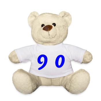 90. 90 YEARS. 90th ANNIVERSARY. 90 YEARS ANNIVERSARY. - Teddy Bear - sun yellow - Front