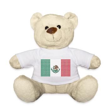 Mexiko Rasterflag Muster - Teddy - Sonnengelb - Vorne