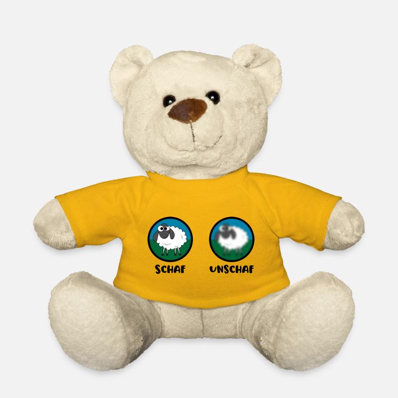 Schaf Unschaf - Teddy - Sonnengelb