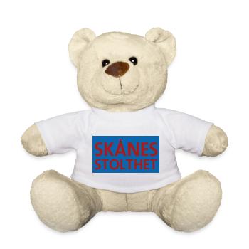 Skåne's Pride emblem - Teddy Bear - sun yellow - Front