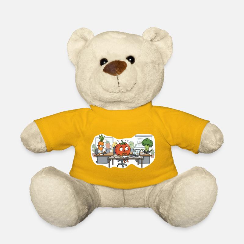 Stressed Tomato – Office Vegetables - Teddy Bear - sun yellow