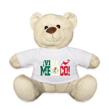 Viva México Football Fan - Teddy Bear - sun yellow - Front