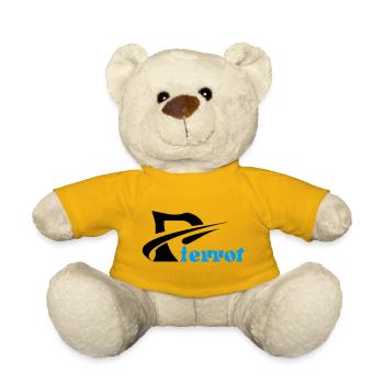 Pierrot - Teddy Bear - sun yellow - Front