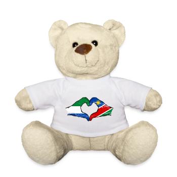 Sierra_Leone_Namibia_Flagge_Haende_Herzform_use - Nounours - jaune soleil - Devant