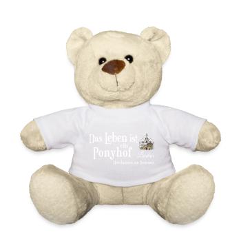 Lindau, Lake Constance, Life is a Pony Farm, Drawing - Teddy Bear - sun yellow - Front