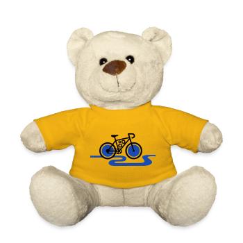 Moteur à engrenages moderne pour vélo électrique - Nounours - jaune soleil - Devant