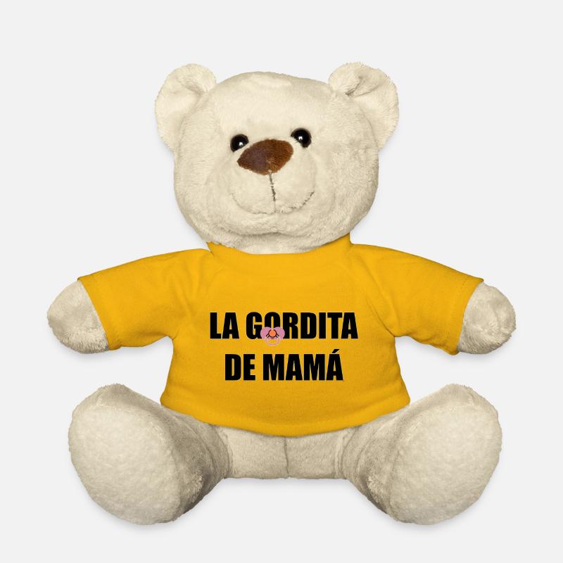 Mom's Chubby in BLACK - Teddy Bear - sun yellow