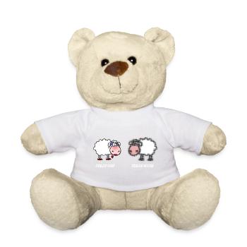Schaf / Unschaf | Wortspiel - Teddy - Sonnengelb - Vorne