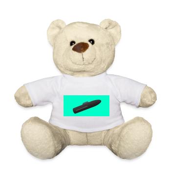 Minimalist Submarine Silhouette - Teddy Bear - sun yellow - Front