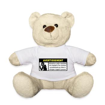 Eindringliche Warnung - Teddy - Sonnengelb - Vorne